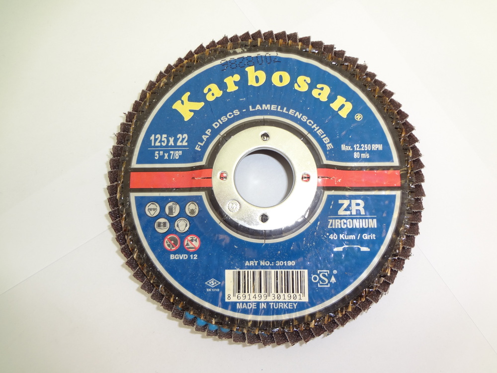 disques lamelles abrasives inclinées 125mm meuleuse G40 Bosch 2608606922